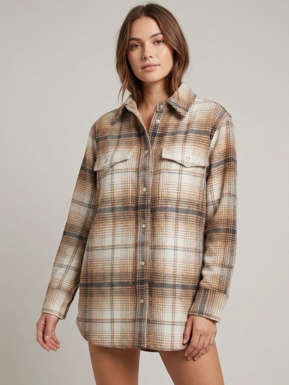 Madewell - NWOT Women’s Plaid Button-Up Shacket